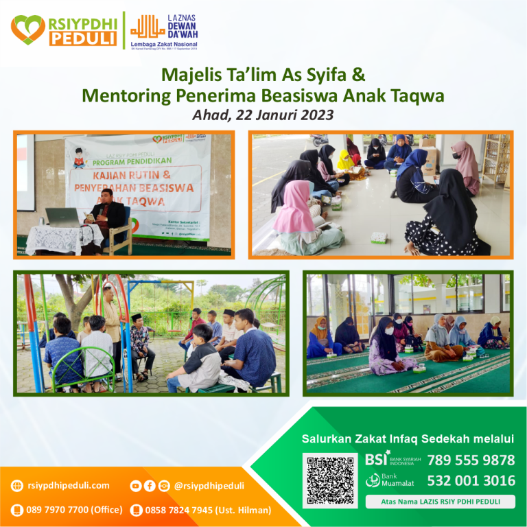 Kajian dan Penyerahan Beasiswa Anak Taqwa