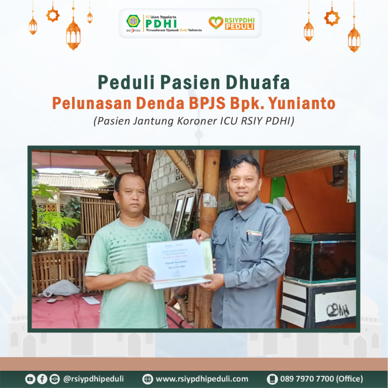 Peduli Pasien Dhuafa Pelunasan Denda BPJS Bapak Yunianto
