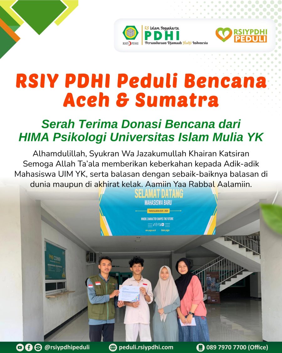 Kepedulian Mahasiswa untuk Korban Bencana: Donasi dari HIMA Psikologi Universitas Insan Mulia Yogyakarta