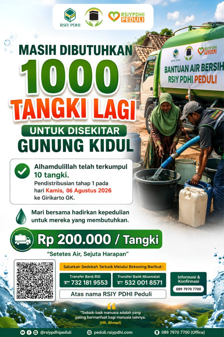 Masih Dibutuhkan 1.000 Tangki Air Bersih untuk Gunungkidul