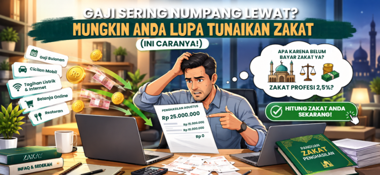 Gaji Sering Numpang Lewat? Mungkin Anda Lupa Tunaikan Zakat, Ini Caranya!