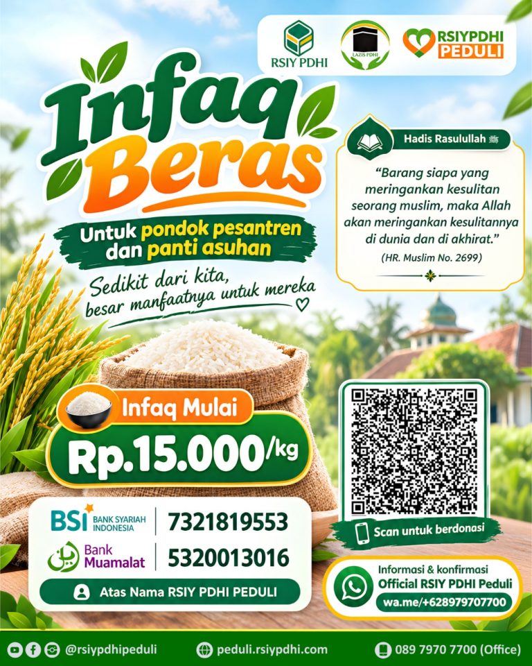 INFAQ BERAS UNTUK PESANTREN & PANTI ASUHAN
